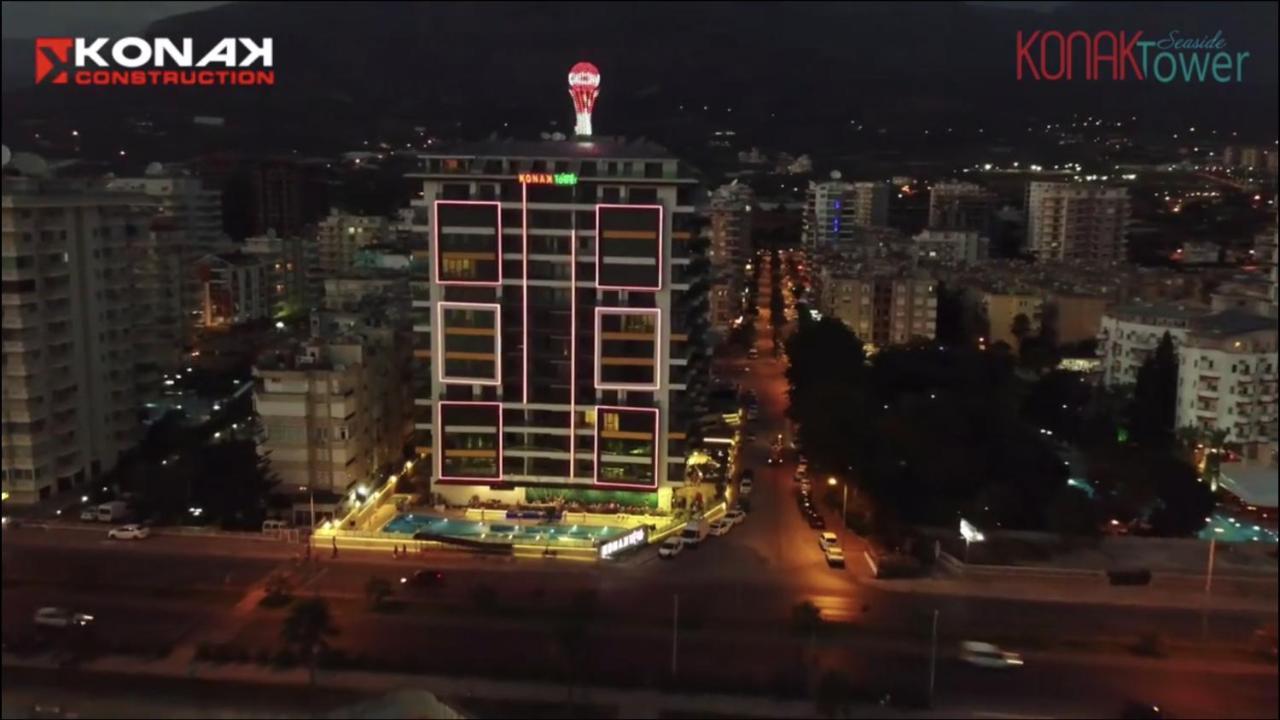 Konak Seaside Tower-King'S Apartments Mahmutlar Exterior foto